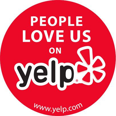 People love us on Yelp badge